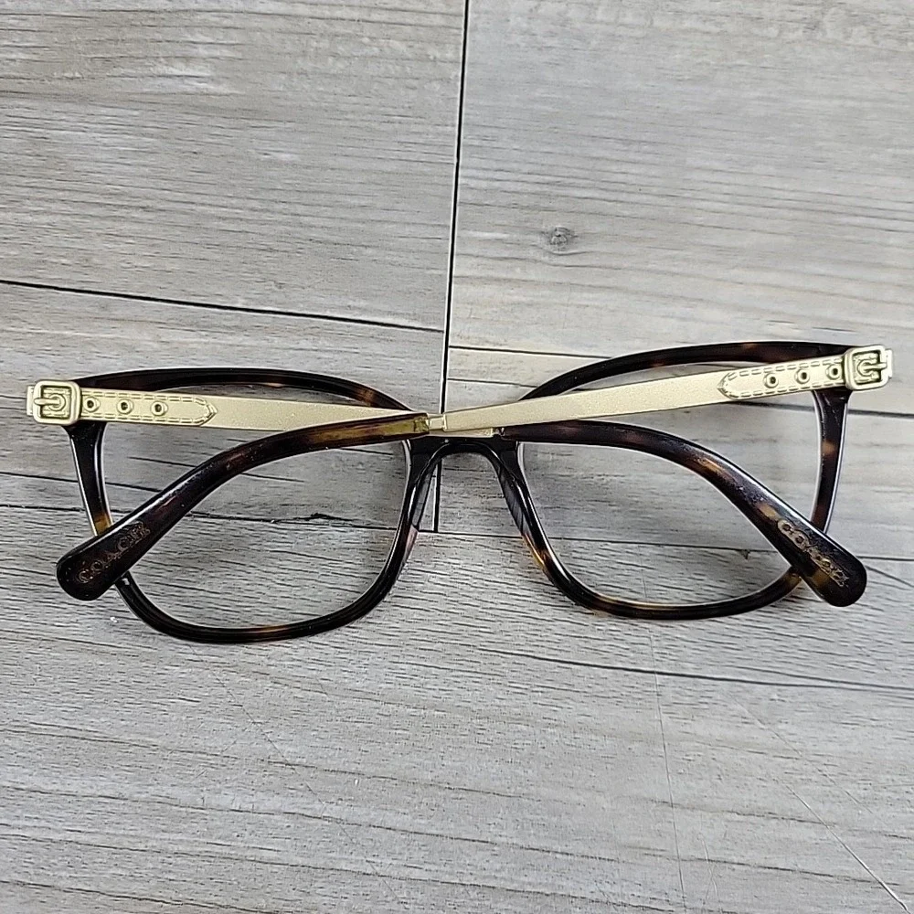 Coach Eyeglasses HC 6113 5485 Dark‎ Tortoise 53-18-140 Frames Only